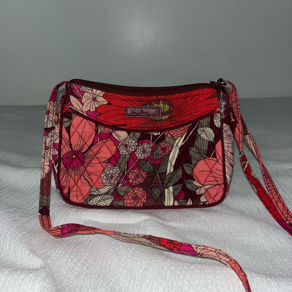 Vintage Vera Bradley Floral Cross-Bpdy Bag/Purse